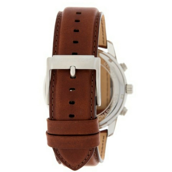 NWT MK Mercer Leather Strap Watch - Picture 2 of 5